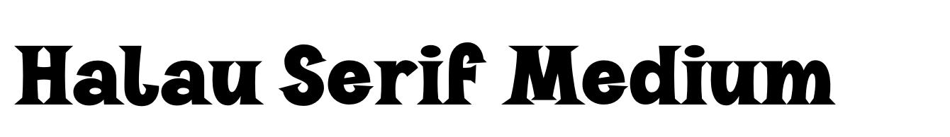 Halau Serif Medium